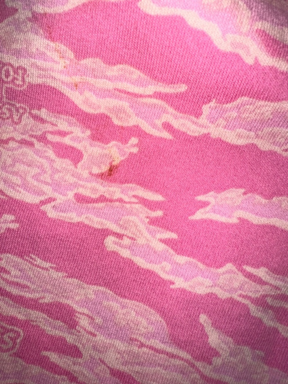 Pink Patterned Track Pants - Women's Joggers - Picture 4 of 4